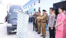 Bupati Madiun Hari Wuryanto didampingi Kapolres AKBP Kemas Indra Natanegara meresmikan Satuan Pelayanan Pemenuhan Gizi (SPPG) di Desa Mojopurno, Kecamatan Wungu, Senin (29/9/2025). (Foto Dok Ho/RadarBangsa.co.id)