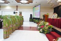 Bupati Malang, Drs. H. M. Sanusi, M.M., membuka Rapat Kerja PC Muslimat NU Kabupaten Malang di Hotel Purnama, Kota Batu, Rabu (17/9/2025). (Foto Dok Prokopim/RadarBangsa.co.id)