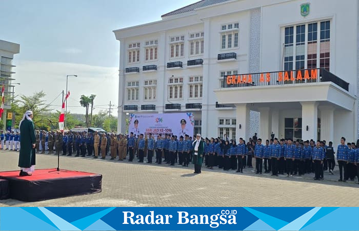 Bupati Pasuruan Rusdi Sutejo Pimpin Upacara Hari Jadi 