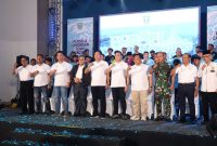 Kapolres Lamongan AKBP Agus Dwi Suryanto menghadiri launching Persela Lamongan musim 2025/2026 di Gedung Korpri Lamongan, Jumat (12/9/2025) malam. (Foto Dok Ho/RadarBangsa.co.id)