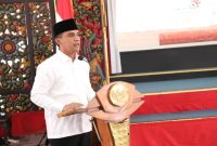 Bupati Bangkalan Lukman Hakim membuka Anugerah Tokoh Perubahan sekaligus puncak Diskominfo Merdeka Fest 2025 di Pendopo Agung, Rabu (24/9/2025). (Foto Dok Ho/RadarBangsa.co.id)