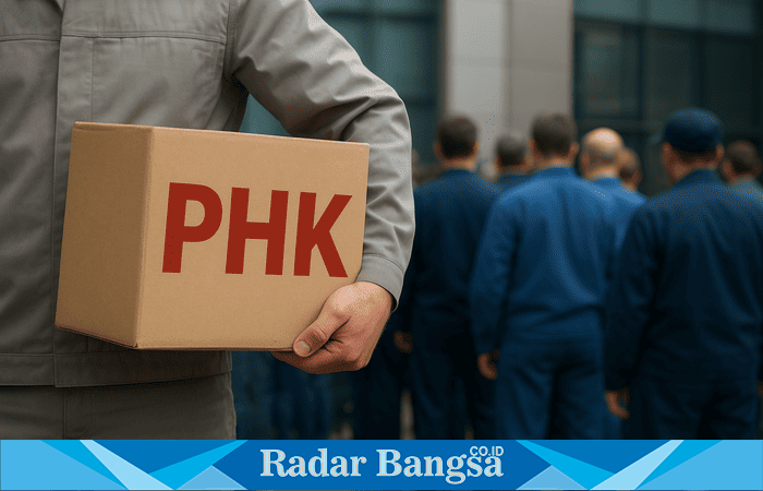 Ilustrasi pemutusan hubungan kerja (PHK) massal. 