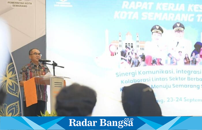 Budi Prakosa membuka Rakerkes 2025, menekankan kolaborasi seluruh pihak untuk kesehatan ibu dan anak. (Foto Dok Ho/RadarBangsa.co.id)