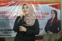 Anggota DPD RI asal Jawa Timur, Lia Istifhama, menyampaikan materi dalam kegiatan Sosialisasi Empat Pilar MPR RI di Surabaya, Jumat (12/9/2022). (Foto Dok Ho/RadarBangsa.co.id)