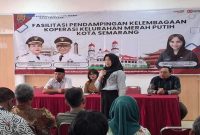 Sosialisasi fasilitasi dan pendampingan Koperasi Kelurahan Merah Putih se-Kecamatan Pedurungan yang digelar di Kantor Kecamatan Pedurungan, Kota Semarang, Senin (8/9/2025). (Dok Foto Tirta)