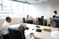 Wakil Bupati Malang, Dra. Hj. Lathifah Shohib, saat melakukan audiensi dengan jajaran Kementerian Pekerjaan Umum Republik Indonesia di Jakarta Selatan, Selasa (16/9/2025), (Foto Prokopim/RadarBangsa.co.id)