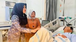Senator asal Jawa Timur, Dr. Lia Istifhama, menjenguk Syailendra Haikal  (DoK Foto Pribadi)