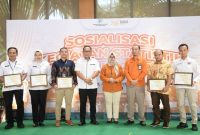 Wakil Wali Kota Semarang Iswar Aminuddin membuka Sosialisasi Kegiatan Statistik Tahun 2025 yang digelar BPS Kota Semarang di Openaire Resto, Marina, Semarang Barat, Rabu (15/10/2025). (Foto Dok Ho/RadarBangsa.co.id)