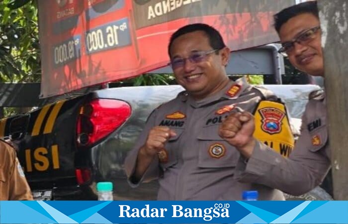 Kapolsek Tikung AKP Anang Purwo Widodo, SH., mengimbau ponpes di wilayahnya periksa kelayakan bangunan demi keselamatan santri. (Foto Dok Ho/RadarBangsa.co.id)