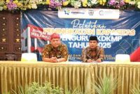 Bupati Bangkalan Lukman Hakim membuka Pelatihan Peningkatan Kapasitas Pengurus Koperasi Desa/Kelurahan Merah Putih di Gedung Merdeka, Senin (27/10/2025). (Foto Dok Ho/RadarBangsa.co.id)
