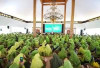 Bupati Banyuwangi, Ipuk Fiestiandani, menghadiri pelantikan Pimpinan Cabang dan Ranting Muslimat NU se-Banyuwangi di Pendopo Sabha Swagata, Rabu (29/10/2025) (Foto Dok Ho/RadarBangsa.co.id)