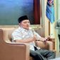 Bupati Pasuruan Rusdi Sutejo saat menyampaikan sambutan dalam Dialog Publik BEM Pasuruan Raya di Auditorium Mpu Sindok, Sabtu (18/10/2025). (Foto Dok Ho/Zaky RadarBangsa.co.id)
