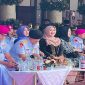 Anggota DPD RI asal Jawa Timur, Lia Istifhama, mengenakan busana hitam saat menghadiri peringatan HUT ke-80 Provinsi Jawa Timur di Gedung Grahadi, Surabaya, Minggu (12/10/2025). (Foto Dok Ho/RadarBangsa.co.id)