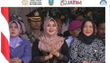 Anggota DPD RI asal Jawa Timur, Lia Istifhama, menghadiri peringatan Hari Jadi ke-80 Provinsi Jawa Timur di Surabaya, Sabtu (12/10/2025). (Foto Dok Ho/RadarBangsa.co.id)