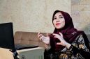 Senator asal Jawa Timur, Lia Istifhama atau Ning Lia, memberikan motivasi kepada para atlet jelang PON Bela Diri 2025 di Kudus. (Foto Dok Pribadi)