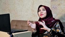 Senator asal Jawa Timur, Lia Istifhama atau Ning Lia, memberikan motivasi kepada para atlet jelang PON Bela Diri 2025 di Kudus. (Foto Dok Pribadi)