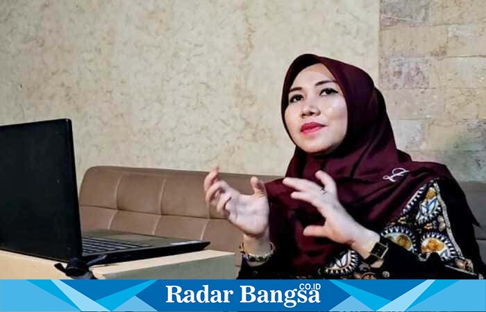 Senator asal Jawa Timur, Lia Istifhama atau Ning Lia, memberikan motivasi kepada para atlet jelang PON Bela Diri 2025 di Kudus. (Foto Dok Pribadi)