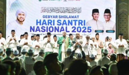 Gebyar Sholawat Pasuruan Meriahkan Peringatan Hari Santri