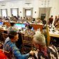 Suasana rapat koordinasi lintas kementerian dan lembaga bersama Pemerintah Kabupaten Banyuwangi terkait uji coba digitalisasi bansos, Kamis (2/10/2025). (Foto Dok Ho/RadarBangsa.co.id)