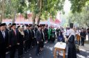 Bupati Banyuwangi Ipuk Fiestiandani melantik 34 pejabat Pimpinan Tinggi Pratama, Administrator, dan Pengawas di lingkungan Pemkab Banyuwangi, di GOR Tawangalun, Rabu (15/10/2025). (Foto Dok Ho/RadarBangsa.co.id)