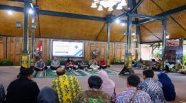 Bupati Banyuwangi Ipuk Fiestiandani menghadiri forum pertemuan BPD se-Banyuwangi bertajuk Gesah Desa di Pelinggihan Dinas Kebudayaan dan Pariwisata, Kamis (16/10/2025) (Foto Dok Ho/RadarBangsa.co.id)