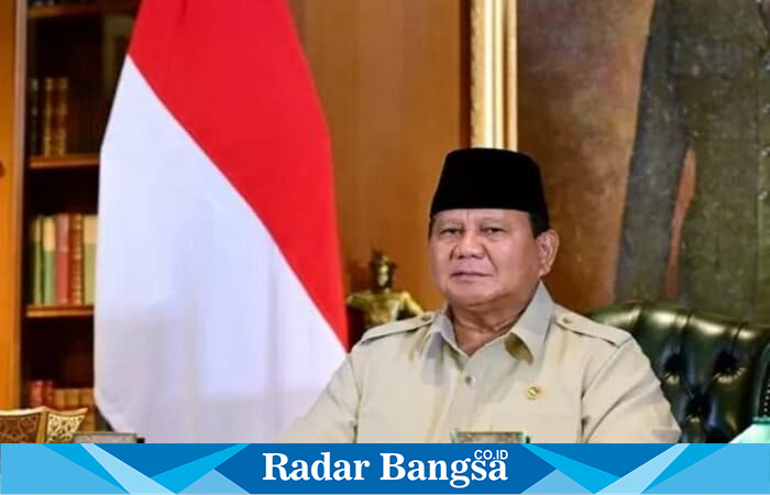 Presiden Prabowo Subianto  (Foto IST)