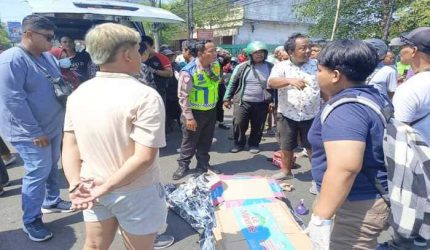 Kecelakaan di Tengah Kota Semarang Pejalan Kaki Tewas Diseruduk Motor, Polisi Lakukan Olah TKP
