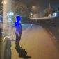 Anggota  Polsek Tikung melaksanakan Patroli Blue Light di jalur perbatasan Lamongan pada Sabtu (18/10/2025) dini hari untuk memastikan situasi Kamtibmas tetap aman dan kondusif. (Foto Dok Ho/RadarBangsa.co.id)