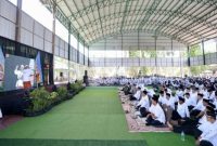 Wakil Bupati Banyuwangi Mujiono membuka Festival Anak Sholeh (FAS) 2025 di Lapangan Tennis Indoor GOR Tawang Alun, Rabu (15/10/2025). (Foto Dok Ho/RadarBangsa.co.id)