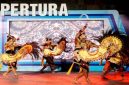 Penampilan seni tradisional mewarnai Pertunjukan Rakyat (Pertura) yang digelar Pemerintah Kota Blitar di Amphiteater Perpustakaan Bung Karno, Sabtu (18/10/2025). (Foto Dok Ho/RadarBangsa.co.id)