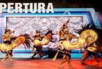 Penampilan seni tradisional mewarnai Pertunjukan Rakyat (Pertura) yang digelar Pemerintah Kota Blitar di Amphiteater Perpustakaan Bung Karno, Sabtu (18/10/2025). (Foto Dok Ho/RadarBangsa.co.id)