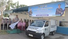 Kapolres Lamongan AKBP Agus Dwi Suryanto bersama jajaran saat uji coba operasional Sentra Pengolahan Pangan Gizi (SPPG) Yayasan Kemala Bhayangkari di Desa Mantup, Jumat (10/10). (Foto Dok Ho/RadarBangsa.co.id)