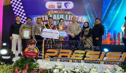 Prestasi Satlantas Polres Lamongan di Ajang Duta Lantas 2025