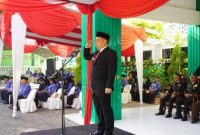 Wali Kota Probolinggo dr. Aminuddin memimpin upacara peringatan Hari Kesaktian Pancasila ke-60 di halaman kantor wali kota, Rabu (1/10/2025). (Foto Dok Ho/RadarBangsa.co.id)