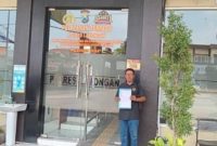 Syaiful Anam atau Bang Ipul resmi melaporkan RM ke Polres Lamongan terkait ancaman dan tekanan agar menghapus berita dugaan korupsi Chromebook (Dok Foto Pribadi)
