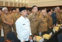 Bupati Bangkalan Lukman Hakim menghadiri Rapat Koordinasi Forkopimda Jawa Timur di Surabaya, menegaskan komitmen menjaga kerukunan dan stabilitas masyarakat (Foto Dok Ho/RadarBangsa.co.id)