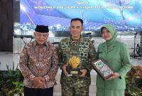 Bupati Malang, Drs. H. M. Sanusi, M.M., menghadiri acara pisah sambut Kasdivif 2 Kostrad dari Brigjen TNI Riyanto kepada Kolonel Inf Septa Viandi di Markas Divif 2 Kostrad, Singosari, Kabupaten Malang, Sabtu (8/11).(Foto Dok Ho/RadarBangsa.co.id)