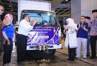 Pelepasan ekspor produk halal dalam East Java Halal Industry Festival 2025 di Surabaya. (Foto Dok Ho/RadarBangsa.co.id)