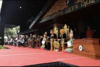 Bupati Malang Drs. H. M. Sanusi, M.M., memimpin upacara peringatan Hari Jadi ke-1265 Kabupaten Malang yang dirangkaikan dengan HUT ke-54 KORPRI di Halaman Pendopo Agung. (Foto Dok Ho/RadarBangsa.co.id)