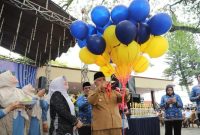 Bupati Malang Sanusi membuka Jambore RA ke-2 Tahun 2025 yang dihadiri ribuan guru, siswa, dan wali murid di Taman Rekreasi Sengkaling. (Foto Dok Ho/RadarBangsa.co.id)