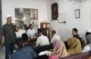 Sekretaris DPP PPMA, Iskandar Zulkarnain Sitorus, membuka rapat konsolidasi jelang pelantikan pengurus periode 2025–2029 di kantor DPP PPMA, Kota Kisaran. Foto Dok Ho/RadarBangsa.co.id 