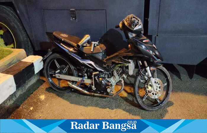 Pamapta Polres Lamongan amankan motor. Foto Dok Ho/RadarBangsa.co.id