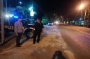 Petugas Polsek Tikung melakukan patroli Blue Light di jalur perbatasan Tikung–Sarirejo, Lamongan, Minggu (16/11/2025) malam  (Foto Dok Ho/RadarBangsa.co.id)