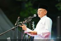 Wakil Bupati Pasuruan Shobih Asrori memotivasi santri agar menjadi pahlawan di era digital dalam acara Heroik Santri 2025. (Foto Dok Ho/RadarBangsa.co.id)