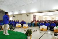 Ribuan karyawan PT Bakrie Sumatera Plantations Tbk mengikuti sosialisasi deteksi dini bahaya narkoba yang diselenggarakan di Bakrie Club Kisaran, Jumat, 14 November 2025. Foto Dok Ho/RadarBangsa.co.id.
