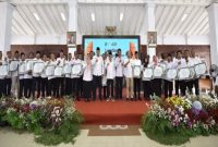 Wakil Bupati Pasuruan Shobih Asrori melaunching 365 Kampung Keluarga Berkualitas di Pendopo Nyawiji Ngesti Wenganing Gusti, disaksikan pejabat daerah dan perwakilan BKKBN Jawa Timur (Foto Dok Ho/RadarBangsa.co.id).