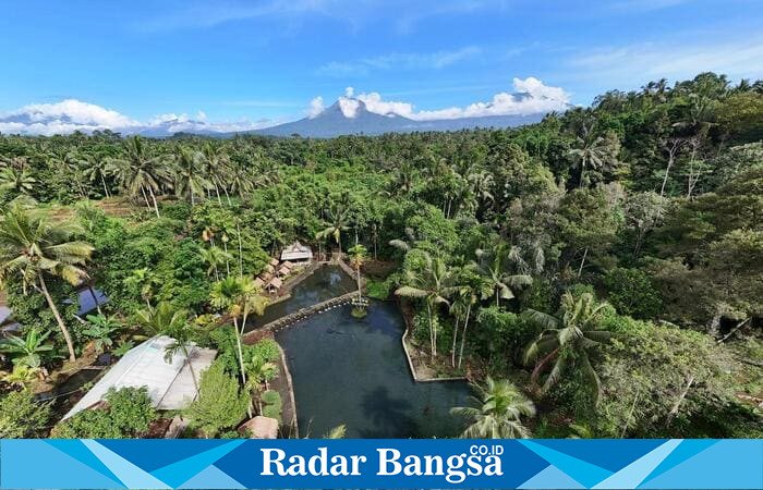 Suasana pemandian alami Banyu Kuwung di lereng Ijen. (Foto Dok Ho/RadarBangsa.co.id)