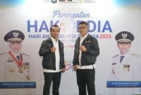 Bupati Bangkalan Lukman Hakim menghadiri Peringatan Hakordia 2025 tingkat Provinsi Jawa Timur di Grand Empire Place, Surabaya. (Foto Dok Ho/RadarBangsa.co.id)