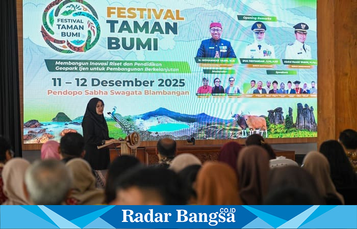 Suasana Festival Taman Bumi di Pendopo Sabha Swagatha Blambangan, Banyuwangi. (Foto Dok Ho/RadarBangsa.co.id)