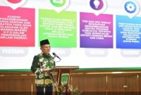 Wakil Bupati Pasuruan membuka High Level Meeting TPID di Auditorium Mpu Sindok.  (Foto Dok Ho/RadarBangsa.co.id)
